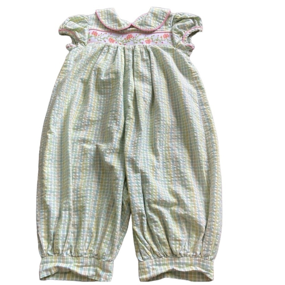 Beaux Et Belles Floral Embroidered Jumper - Size 4T